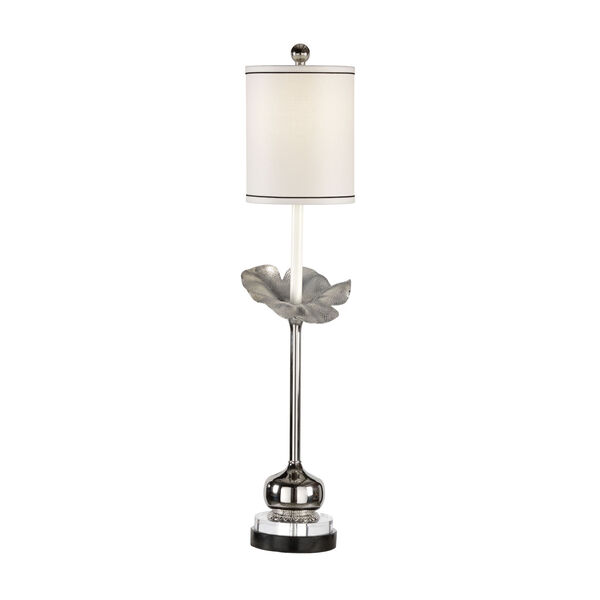 Silver One-Light 12-Inch Zoey Lamp, image 1
