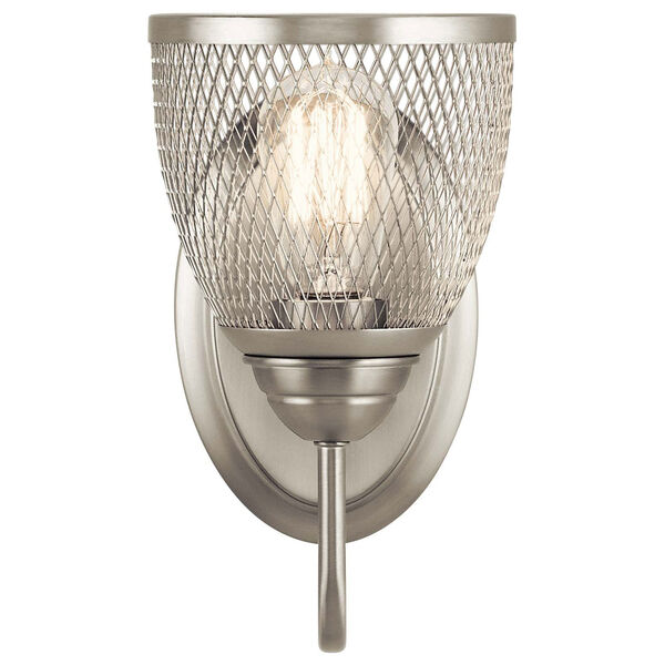 Voclain Brushed Nickel One-Light Wall Sconce, image 2