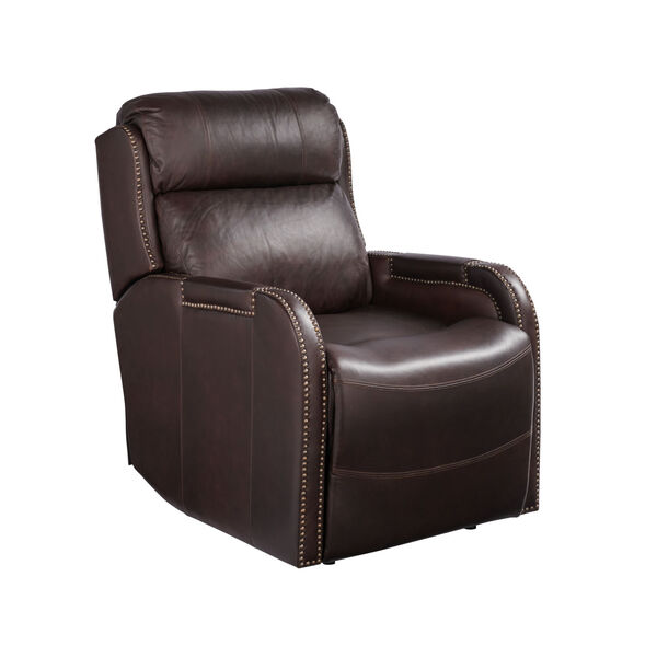 Mayfield Dark Bronze Hudson Umber Leather Motion Chair, image 3