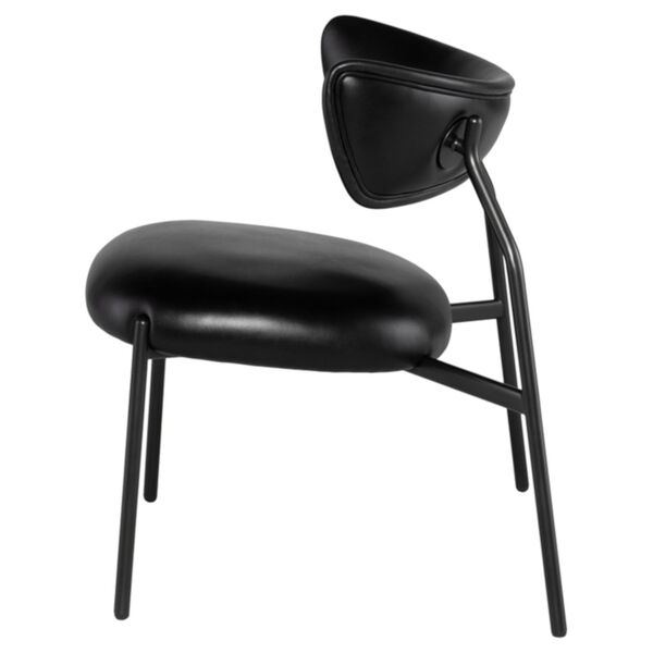 Dragonfly Matte Black Occasional Chair, image 3