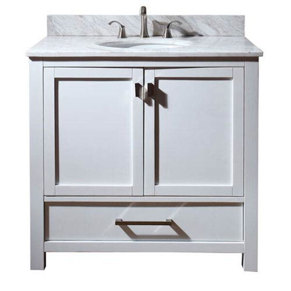 Modero 36-Inch Vanity Only in White Finish, image 1