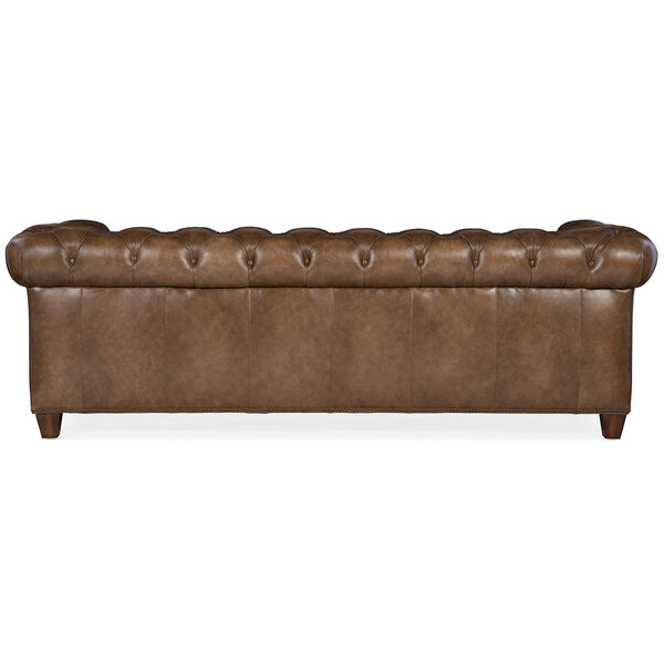 Light Brown Chester Tufted Stationary Sofa, image 2