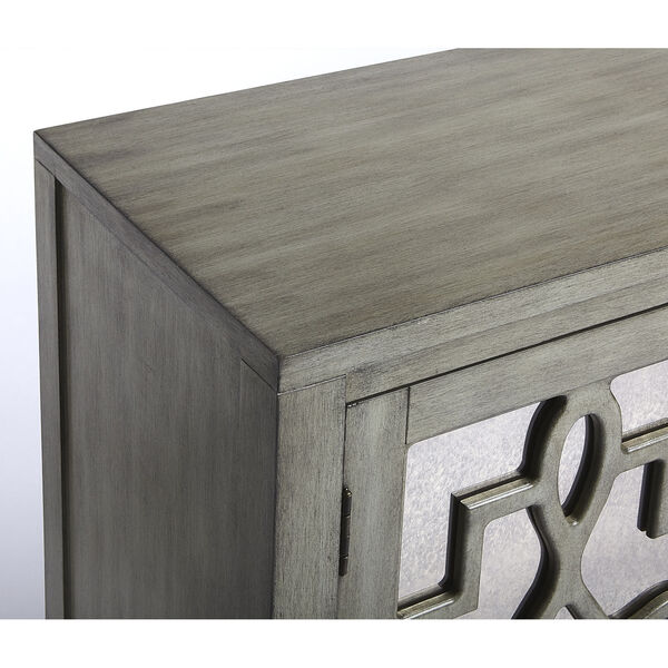 Giovanna Olive Gray Mirrored Sideboard, image 5