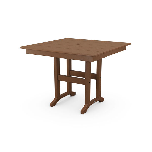 Teak 37-Inch Dining Table, image 1