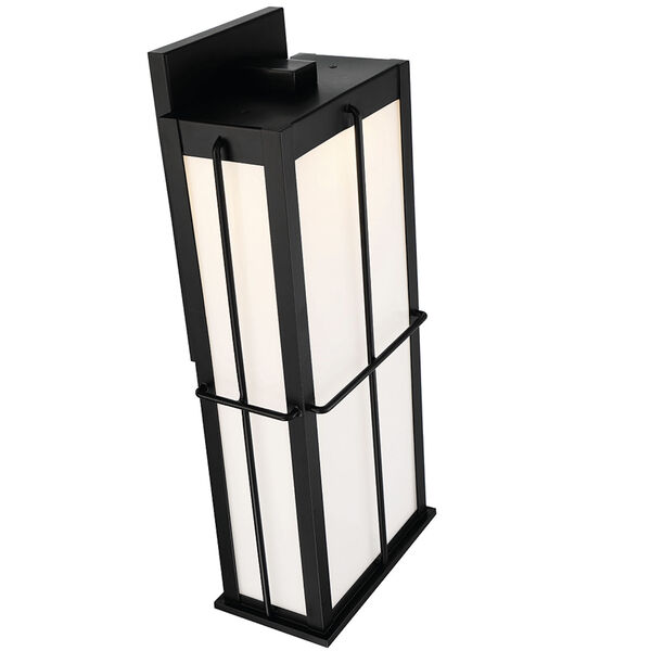 Bensa Black LED Outdoor Wall Sconce, image 5