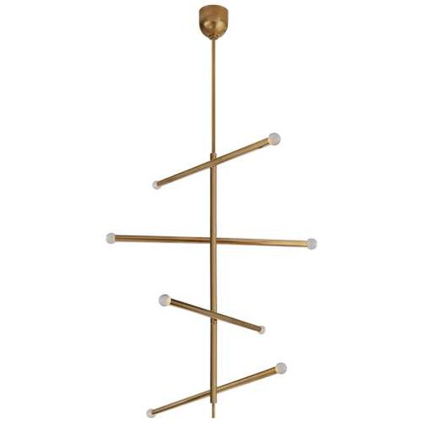 Rousseau Eight-Light LED Large Articulating Chandelier by Kelly Wearstler, image 1