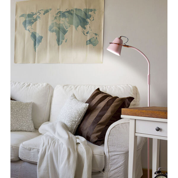 Zoey Pink Integrated LED Floor Lamp, image 6