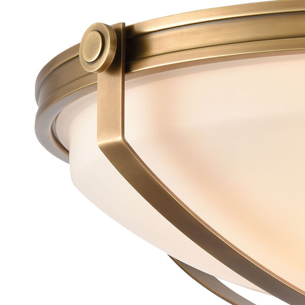 Connelly Natural Brass Four-Light Semi Flush Mount, image 4