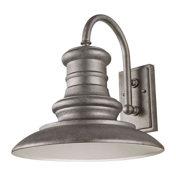 Redding Station Tarnished Silver 15-Inch LED Outdoor Wall Sconce, image 1