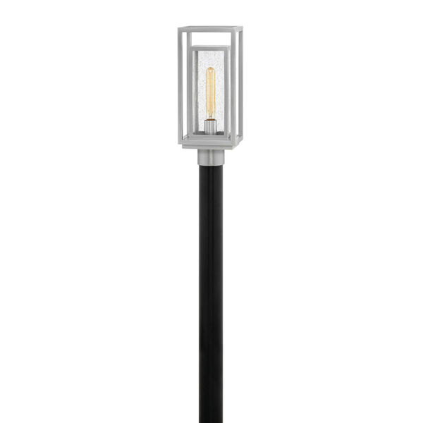 Republic Satin Nickel LED One-Light Outdoor Post Mount, image 1