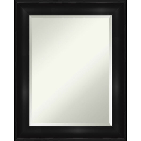 Black 24W X 30H-Inch Bathroom Vanity Wall Mirror, image 1