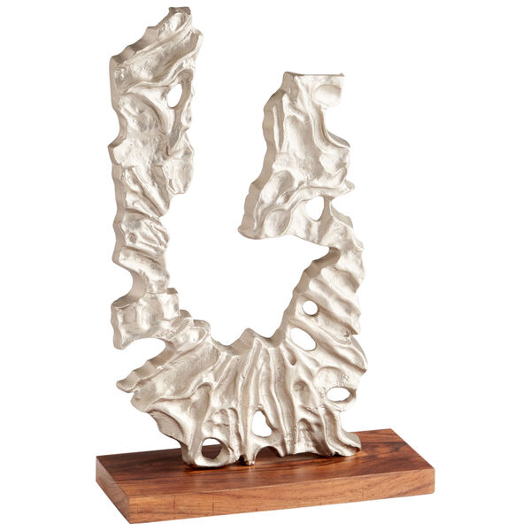 Nickel Ornate Abstraction Sculpture, image 1