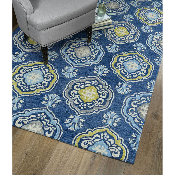 Helena Blue Hand Tufted 5Ft. x 7Ft. 9In Rectangle Rug, image 3