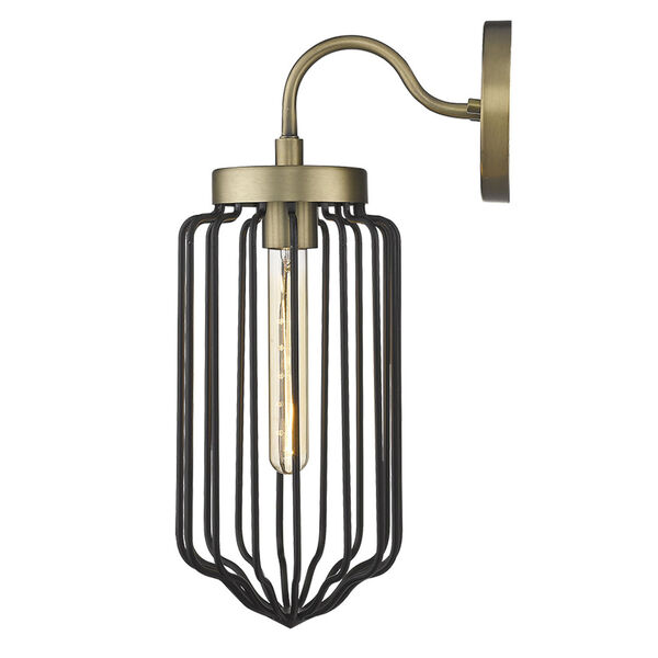 Reece Aged Brass One-Light Wall Sconce, image 6