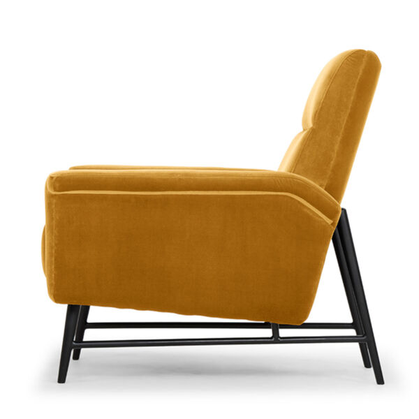 Mathise Mustard and Black Occasional Chair, image 3