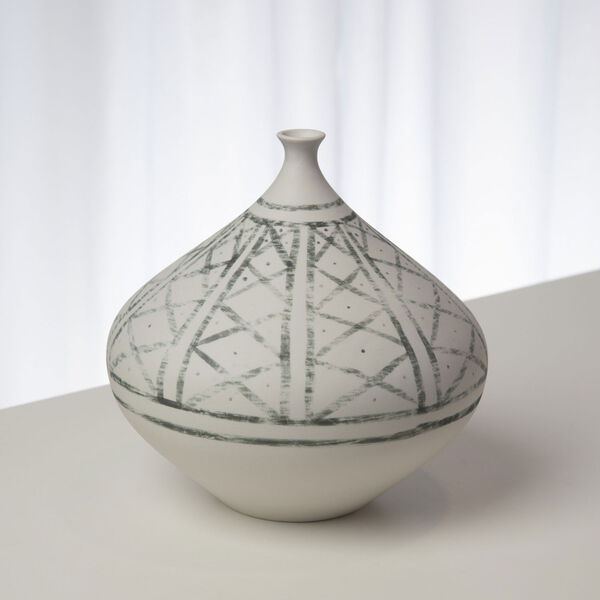 Grenz Porcelain 8-Inch Hand Painted Vase, image 1
