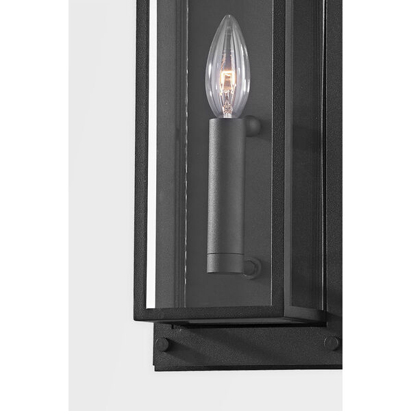 Winslow Textured Black One-Light Outdoor Wall Sconce, image 3