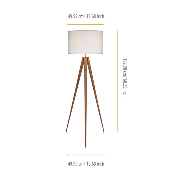 Tan Tripod Floor Lamp Vn L00007, Versanora 60 23 Romanza Tripod Floor Lamp With Black Shade