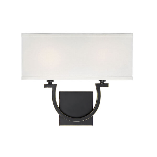 Rhodes Classic Bronze Two-Light Wall Sconce, image 1