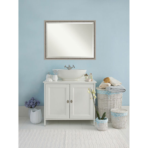 Bel Volto Silver 43 x 33 In. Bathroom Mirror, image 4