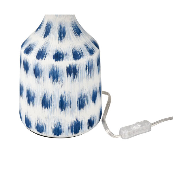 Colmar White and Blue One-Light Table Lamp, image 5