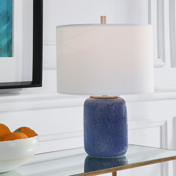 Uptown Blue 20-Inch One-Light Table Lamp, image 2