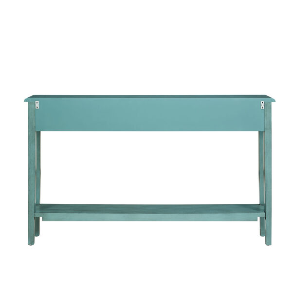 Aubrey Teal Long Console, image 3