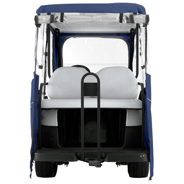 Cypress Navy Long Roof Deluxe Golf Car Enclosure, image 5