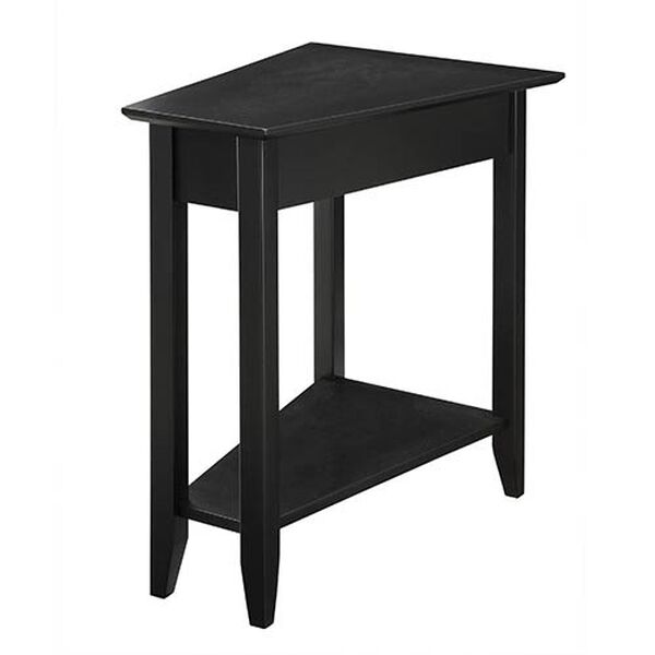 American Heritage Black Wedge Side and End Table, image 1