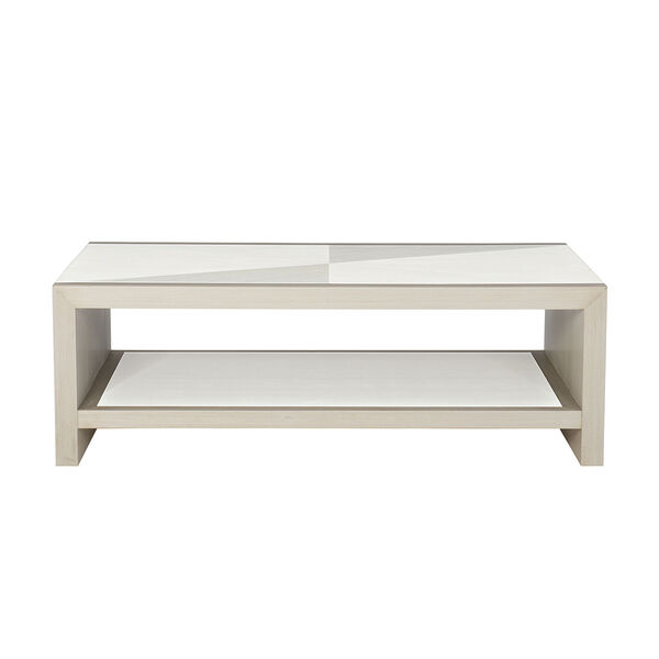 Axiom Linear Gray and Linear White 54-Inch Cocktail Table, image 3