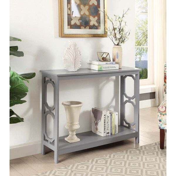 Omega Gray Console Table, image 1