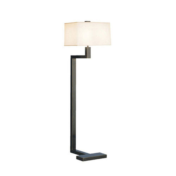 Adams Deep Patina Bronze Two-Light Floor Lamp, image 1