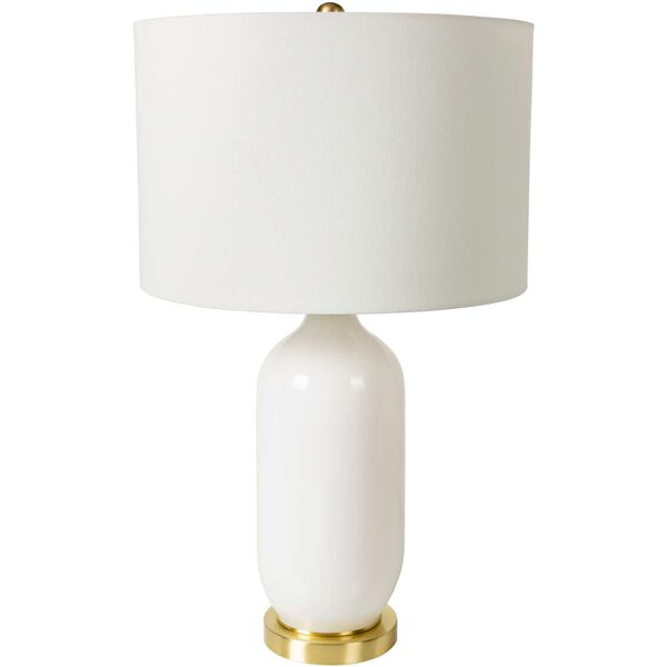 Monroe White One-Light Table Lamp, image 1