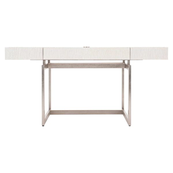 Solaria Weathered Bone and Stainless Steel Desk, image 4