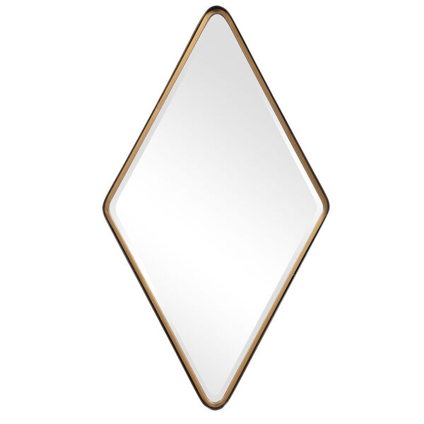 Crofton Matte Black Diamond Mirror, image 2