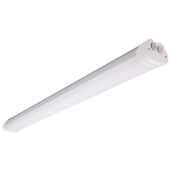 White and Gray 47-Inch LED Outdoor Flush Mount, image 1