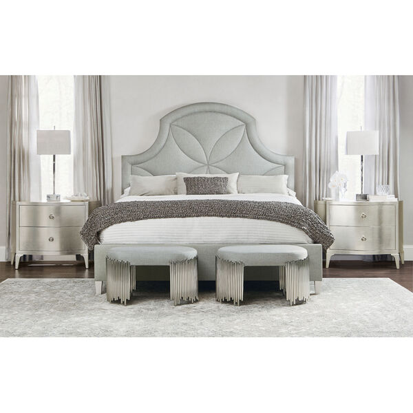 Silken Pearl Calista Upholstered King Bed, image 6