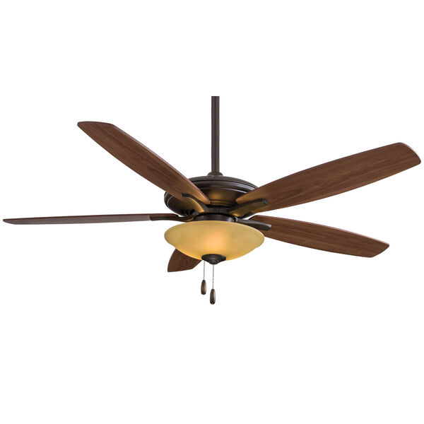 Mojo Oil Rubbed Bronze and Walnut 52-Inch LED Ceiling Fan, image 1