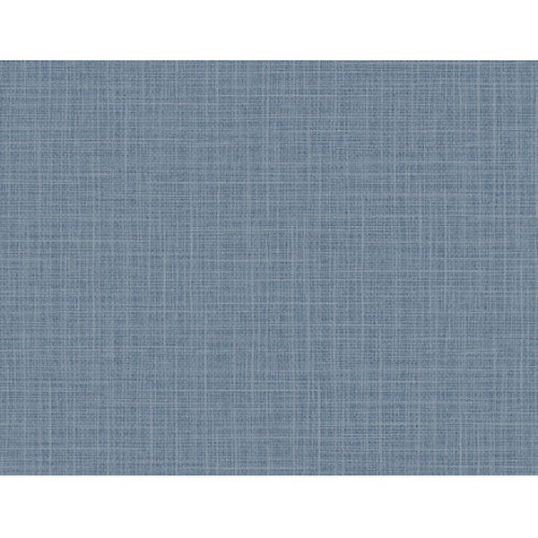 Texture Gallery Carolina Blue Woven Raffia Unpasted Wallpaper, image 1