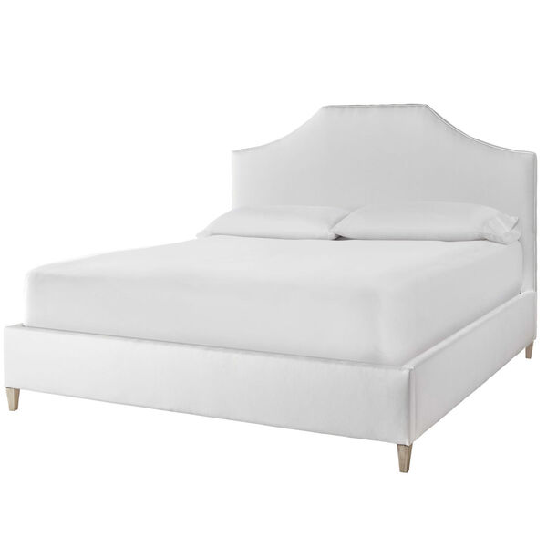 Blythe Dover White Upholstered Bed, image 1
