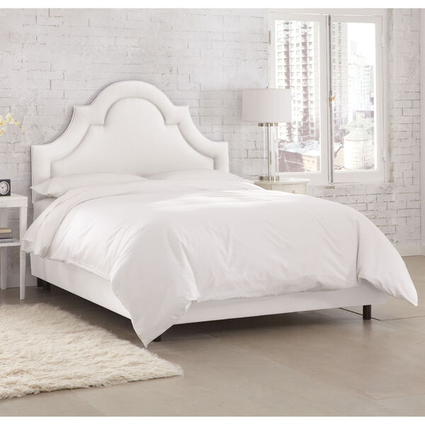 Twill White Arched Border Bed, image 3