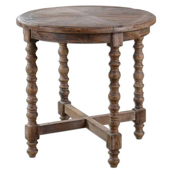 Samuelle Reclaimed Fir Wood End Table, image 1