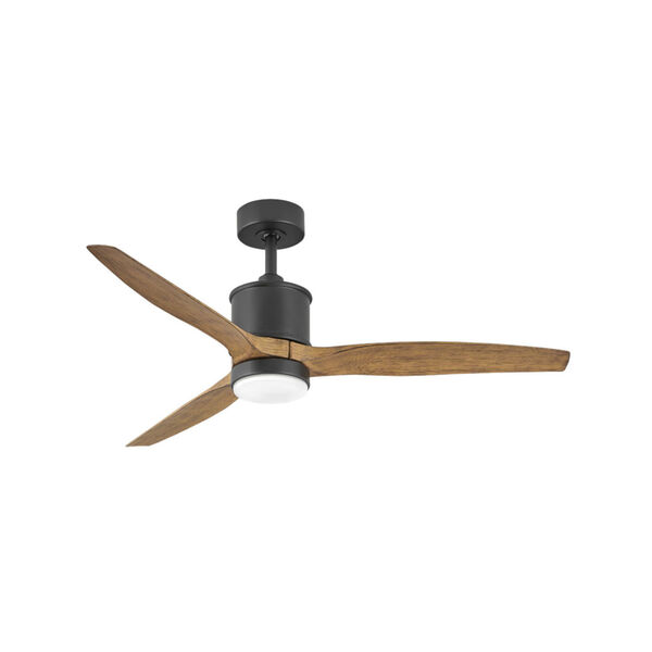 Hover Matte Black LED 52-Inch Ceiling Fan, image 1