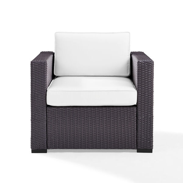 Biscayne Armchair With White Cushions, image 3