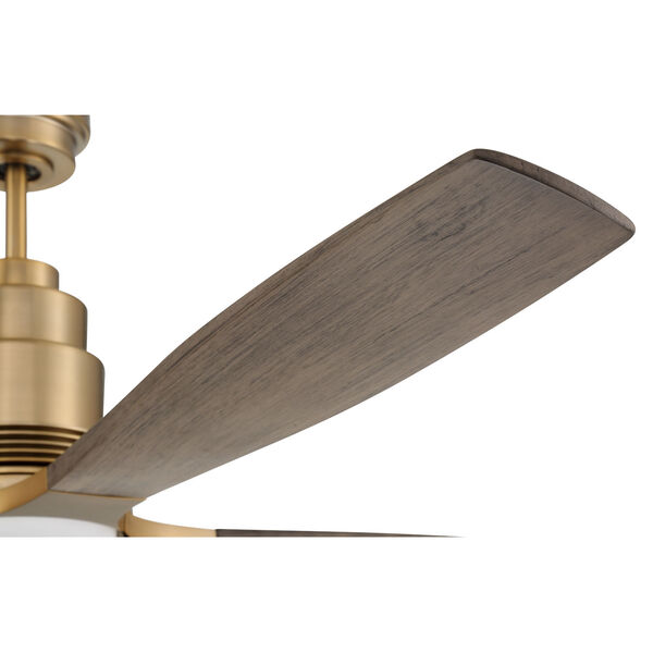 Ricasso Satin Brass 60-Inch LED Ceiling Fan, image 3