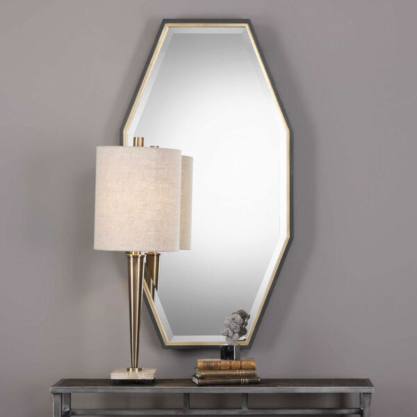 Savion Gold Octagon Mirror, image 4