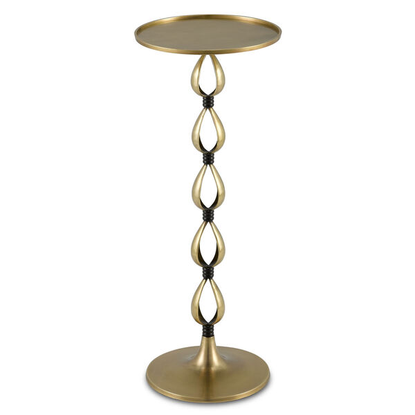 Salice Antique Brass Drinks Table, image 1