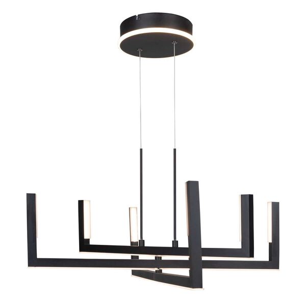 Silicon Valley Black LED Chandelier, image 2