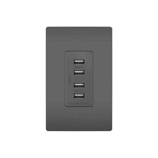 Black Quad USB Charger, image 3