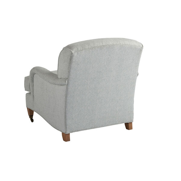 Upholstery Gray Sydney Chair With Brass Caster, image 2
